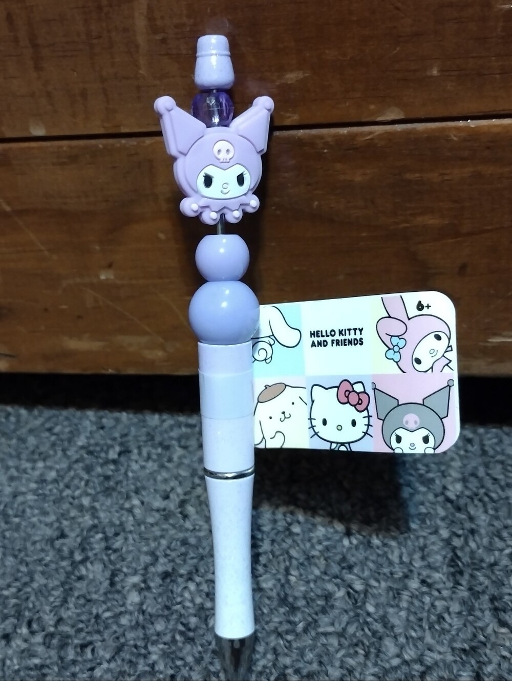 Sanrio Kuromi Light Purple Stackable Bead PenCharacter Ballpoint Pen